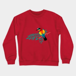 Colorful Bird Crewneck Sweatshirt